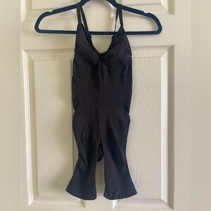 Skims Mid Thigh Bodysuit in Onyx size L/XL